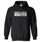 Daddy's Little Monster Unisex Novelty Kids and Adults Pullover Hoodie